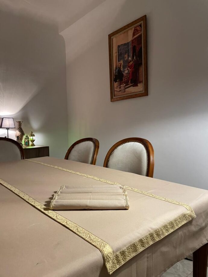⁦Pack ramadanesque: nappe + chemin de table + serviettes⁩ - الصورة ⁦5⁩