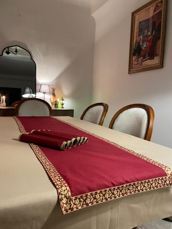 Pack ramadanesque: nappe + chemin de table + serviettes